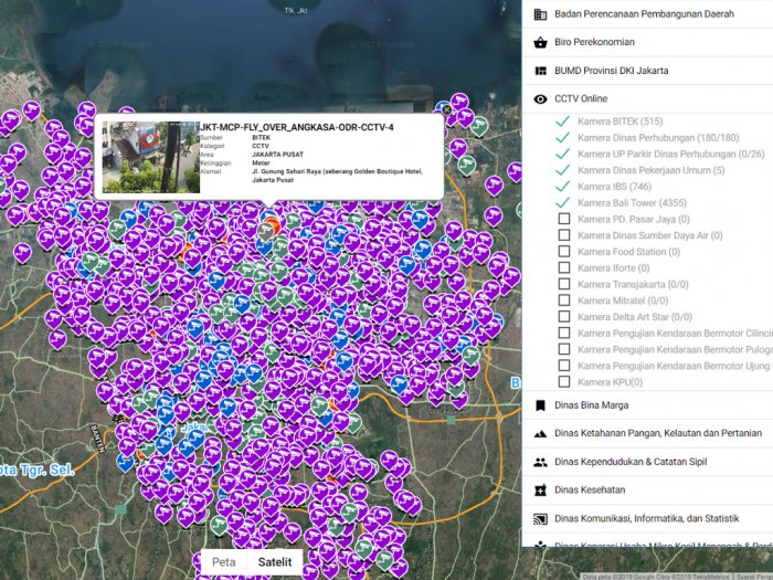Pantau Jakarta Lewat 6.000 CCTV Secara Online